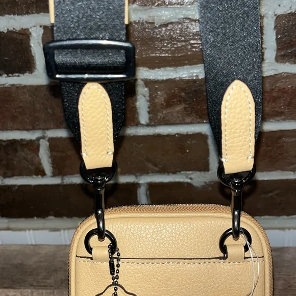 Coach Tan Crossbody Bag with Colorful Mushroom Design - Picture 16 of 16